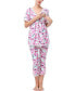 ფოტო #2 პროდუქტის Maternity Koi Nursing Pajama Set
