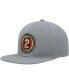 Men's Gray Atlanta United FC Logo Snapback Hat
