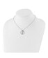 Фото #3 товара Chisel preciosa Crystal Pendant Cable Chain Necklace