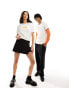 Фото #8 товара Calvin Klein unisex Jeans small center boxo t-shirt in white