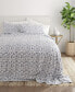 Фото #4 товара The Farmhouse Chic Premium Ultra Soft Pattern 4 Piece Sheet Set by Home Collection - Full