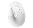 Фото #1 товара Logitech Lift Vertical Ergonomic Mouse for Business - Right-hand - Vertical design - Optical - RF Wireless + Bluetooth - 4000 DPI - White