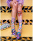 Фото #4 товара Women's Whimsical Mermaid Ruffle Sheer Sock