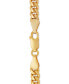 Фото #3 товара Macy's cuban Link 22" Chain Necklace in 18k Gold-Plated Sterling Silver