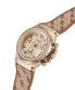 Фото #3 товара Guess Damen Multifunkion Armbanduhr CHARISMA braun, roségold 38 mm GW0699L2