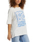 ფოტო #3 პროდუქტის Juniors' Coastal Tides Cotton T-Shirt