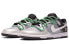 【定制球鞋】 Nike Dunk Low Retro 解构鞋带 GAMEBOY 像素怪兽 低帮 板鞋 男款 绿黑灰 / Кроссовки Nike Dunk Low DJ6188-002