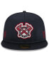 Men's Navy Atlanta Braves 2024 Clubhouse 59FIFTY Fitted Hat Синий, 7 - фото #2