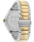 ფოტო #3 პროდუქტის Women's Multifunction Two-Tone Stainless Steel Watch 40mm