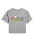 ფოტო #1 პროდუქტის Hybrid Apparel Trendy Juniors Peanuts Snoopy Beach Cropped Tee