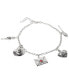 Womens Charm Bracelets, Silver Love Potion - 7'' Chain