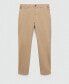 Фото #7 товара Men's Cotton Tapered Crop Pants