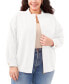 Фото #1 товара Plus Size Stand Collar Bomber Jacket