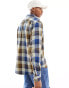 PS Paul Smith 2 pocket check casual fit shirt jacket in brown XS - фото #6