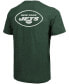 ფოტო #2 პროდუქტის New York Jets Tri-Blend Pocket T-shirt - Heathered Green