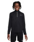 ფოტო #1 პროდუქტის Boys Dri-FIT Poly+ Loose-Fit 1/4-Zip Training T-Shirt