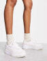 Фото #2 товара Puma Cali Dream trainers in white and leopard print - exclusive to ASOS