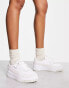 Puma Cali Dream trainers in white and leopard print - exclusive to ASOS