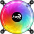 Aerocool SPECTRO12 PC Fan 12cm RGB Molex Molex Silent Antivibration Black - Вентилятор 12 см - 1000 об/мин - 19.6 дБ - 35.8 CFM - Черный - Прозрачный