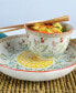 Ella Ramen Bowl and Dinner Bowl Set in Red