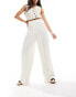 Фото #1 товара Pimkie tailored straight leg trouser in ecru