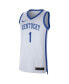 Men's #1 White, Royal Kentucky Wildcats Replica Jersey