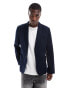 Фото #1 товара Ben Sherman twill blazer in navy