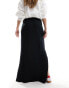 Фото #9 товара Object column maxi skirt in black