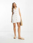 Фото #1 товара ASOS DESIGN waistcoat mini dress in cream