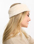 Columbia Fire Side plush headband in cream