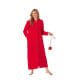 Фото #1 товара Plus Size Plush Zip-Front Robe