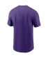 ფოტო #2 პროდუქტის Men's Purple Minnesota Vikings Division Essential T-shirt