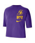 Women's Purple Los Angeles Lakers Essential Boxy T-shirt