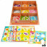 Фото #1 товара Развивающая игра Montessori Lisciani 26 x 6 x 26 см цветов 61 предмет 6 штук