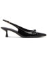 ფოტო #2 პროდუქტის Vogue Bow Slingback Kitten-Heel Pumps