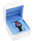 ფოტო #6 პროდუქტის Women's Automatic Nadia Black Silicone Strap Watch 35mm