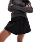 Weekday wrap mini skirt in black 36 - фото #6