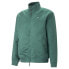 Фото #1 товара Puma Mmq Harrington Full Zip Jacket Mens Green Casual Athletic Outerwear 5379933