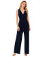 Фото #1 товара Women's Pintucked Wide-Leg Jumpsuit