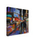 Фото #2 товара Solveiga 'Broadway At Night' Canvas Art - 14" x 14"