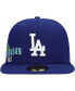 Фото #4 товара Men's Royal Los Angeles Dodgers Stateview 59FIFTY Fitted Hat
