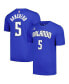 Фото #1 товара Men's Paolo Banchero Blue Orlando Magic 2022/23 Statement Edition Name and Number T-shirt