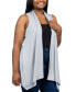 ფოტო #2 პროდუქტის Plus Size Asymmetric Open Front Cardigan Sweater