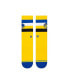 ფოტო #3 პროდუქტის Men's Golden State Warriors Stripe Crew Socks