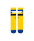 Фото #3 товара Men's Golden State Warriors Stripe Crew Socks