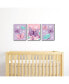 Фото #2 товара Beautiful Butterfly Nursery Wall Art Kids Room Decor 7.5 x 10 in Set of 3 Prints