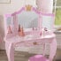 Kinder Schminktisch & Hocker Prinzessin