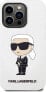 Karl Lagerfeld Etui Karl Lagerfeld KLHCP14XSNIKBCH Apple iPhone 14 Pro Max hardcase biały/white Silicone Ikonik