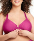 Women's Plus Size Front Close Wonder Wire Bra with Smoothing Back