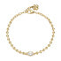 Gold-plated ball bracelet with zircon Desideri BEI085